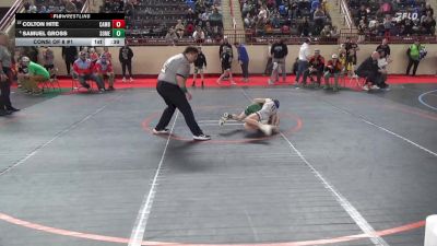 75_B lbs Consi Of 8 #1 - Colton Hite, Cambria Heights vs Samuel Gross, Somerset