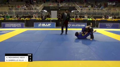 AAMINAH MOHAMMAD ABDRABBOH vs AMARIS GABRIELLE VILLANUEVA 2024 Pan Kids Jiu-Jitsu IBJJF Championship