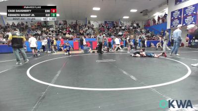 70 lbs Semifinal - Cage Daugherty, D3 Wrestling Cluib vs Kenneth Wright Jr., Blue Devil Wrestling