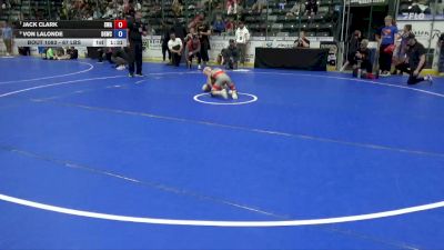 67 lbs Cons. Quarters - Jack Clark, Sebolt Wrestling Academy vs Von Lalonde, Big Game Wrestling Club