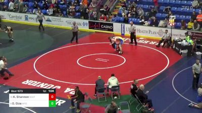 212 lbs Quarterfinal - Kaden Shannon, Southmoreland vs Gunner Giza, Wyoming Valley West