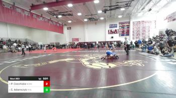 220 lbs Consi Of 8 #2 - Peyton Cocchiola, Nonnewaug vs Chris Adamczyk, Rocky Hill