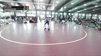 138 lbs Round 5 (8 Team) - Sam Allen, Box Elder B vs Washington Cox, Enterprise