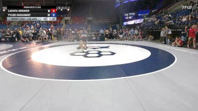 138 lbs Cons. Rd Of 64 - Lakota Brewer, WI vs Tyler Khoundet, UT