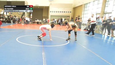 140-H lbs Consi Of 8 #2 - Antonio Chila, Seagull Wrestling Club vs Eli Glover, Orchard South WC