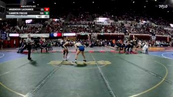 G - 135 lbs Cons. Semi - Anjenoux LaChance, Columbia Falls Girls vs Camryn Fiscus, Fergus (Lewistown)/Hobson Girls