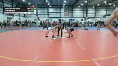 85 lbs Semifinal - Kingston Behrooz, Richmond Wrestling Club vs Chet Nelson, KVegas