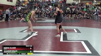 135 lbs Cons. Round 2 - Sophia Glaser, NH/TV vs Shannon Dolan, Cedar Rapids Kennedy