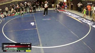 62 lbs 3rd Place Match - Tytan Humphries, Sublime Wrestling Academy vs Truitt Walker, JWC