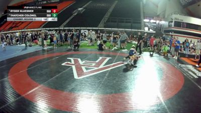 70 lbs Champ. Round 3 - Ryder Kluesner, Idaho vs Thatcher Colonel, Idaho