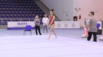 Adeline Kenlin (USA) Full Floor Routine, Training Day 2 - 2018 City of Jesolo Trophy