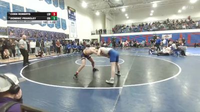 144 lbs Cons. Semi - Dominic Prangley, Coeur D Alene vs Coen Roberts, Lewiston