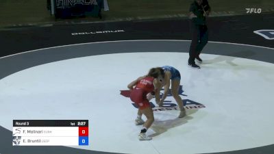 68 kg Round 3 - Forrest Molinari, Sunkist Kids Wrestling Club vs Emma ...