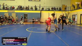 285 lbs 1st Place Match - William Morales, Andover Wrestling Club vs Clayton Frehn, Manhattan Regional Training Center (MRTC)