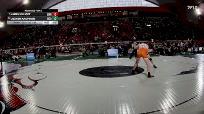 4A 165 lbs Cons. Round 1 - Dexter Kaufman, Teton vs Kaden Elliott, South Fremont