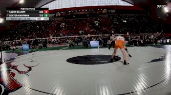 4A 165 lbs Cons. Round 1 - Dexter Kaufman, Teton vs Kaden Elliott, South Fremont