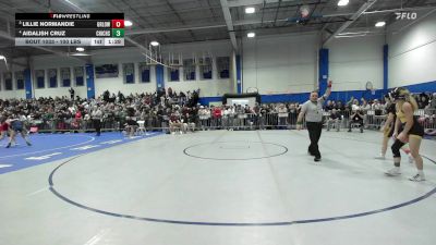100 lbs Quarterfinal - Lillie Normandie, Greater Lowell vs Aidalish Cruz, Chicopee