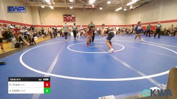 120 lbs Consi Of 4 - Hazen Crank, Raw Wrestling Club vs Jase Coble, Cowboy Wrestling Club