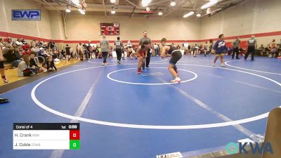 120 lbs Consi Of 4 - Hazen Crank, Raw Wrestling Club vs Jase Coble, Cowboy Wrestling Club