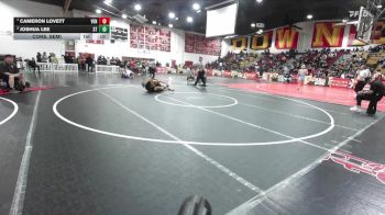150 lbs Cons. Semi - Cameron Lovett, Ventura vs Joshua Lee, South Torrance