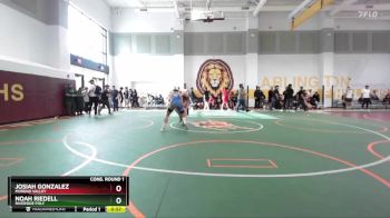 126 lbs Cons. Round 1 - Josiah Gonzalez, Moreno Valley vs Noah Riedell, Riverside Poly