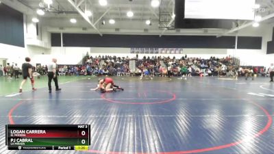 150 lbs Champ. Round 2 - Pj Cabral, La Mirada vs Logan Carrera, El Modena