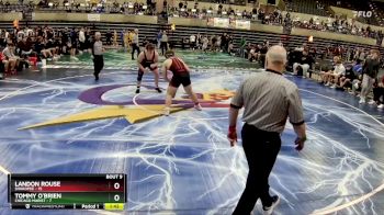 215 lbs Finals (8 Team) - Tommy O`Brien, Chicago Marist vs Landon Rouse, Shakopee