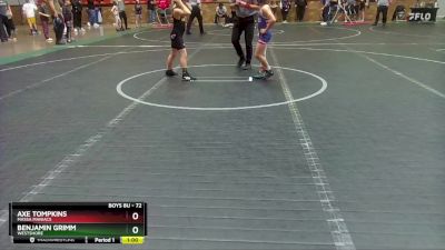 72 lbs Round 3 - Benjamin Grimm, Westshore vs Axe Tompkins, Massa Maniacs