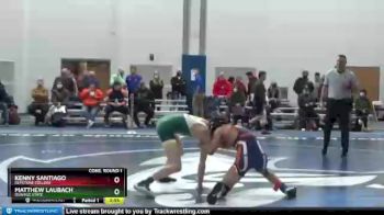 125 lbs Cons. Round 1 - Kenny Santiago, Keystone College vs Matthew Laubach, Oswego State