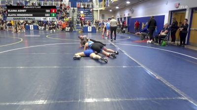 148 lbs Quarterfinal - Elaina Ashby, Trinity vs Alaya Henderson, Canon-McMillan