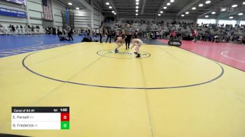 106 lbs Consi Of 64 #1 - Eligah Parsell, WV vs Brock Frederick, NY