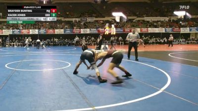 120 lbs Semis & Wb (16 Team) - Brayden Bunting, Poquoson vs Kacen Jones, Corner Canyon