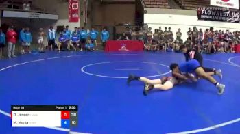 132 lbs Round 4 (16 Team) - Darrain Jensen, NAWA vs Matt Morta, SDIKWA