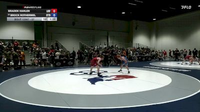 57 lbs Champ. Round 3 - Braden Hahlen, Lake Erie Regional Training Center vs Brock Rothermel, Steller Trained