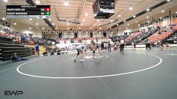 140 lbs Consi Of 8 #2 - Mackynzie Jim, Tecumseh HS Girls vs Kailey Marquez, Har-Ber - White