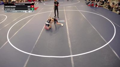 Elementary - 76 lbs Lucas Bauer, New Prague vs Kyzer Eller, Flat Earth