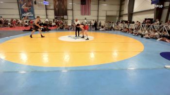 195 lbs Rr Rnd 2 - Fletcher Rinke, MetroWest United Black vs Brock Sexton, CKWA