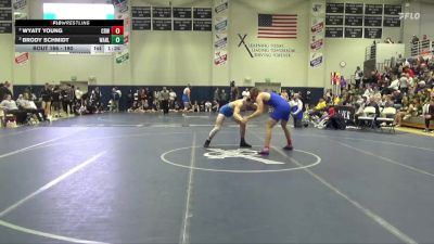 190 lbs Semifinal - Brody Schmidt, Wahlert, Dubuque vs Wyatt Young, Cedar Rapids Washington