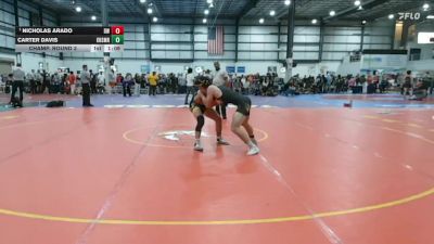 144 lbs Champ. Round 3 - Nicholas Arado, Darkhorse Wrestling vs Carter Davis, Kellam High School Mat Rats