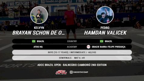 Kelvyn Brayan Schon De Oliveir vs Pedro Hamdan Valicek 2024 ADCC Balneario Open