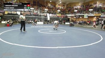 190 lbs Champ. Round 1 - Keegan Urbanek, Ellsworth HS vs Guss Emigh, Oberlin-Decatur Community HS