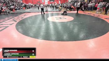 144 lbs Semifinal - Jason Bowers, DAKOTA vs Aaron Camacho, BOLINGBROOK