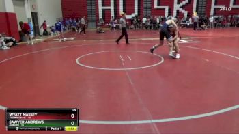 175 lbs Champ Round 1 (16 Team) - Wyatt Massey, Thompson HS vs Sawyer Andrews, Auburn