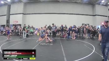 85 lbs Semifinal - Shelbie Gantt, White Knoll Youth Wrestling vs Ryder Larkins, Ninety Six Wrestling