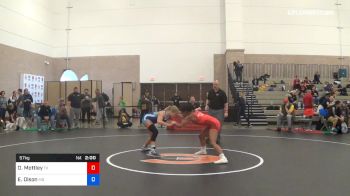 57 kg Consi Of 16 #2 - Olivia Mottley, Team Texas vs Emalie Olson, Team Missouri