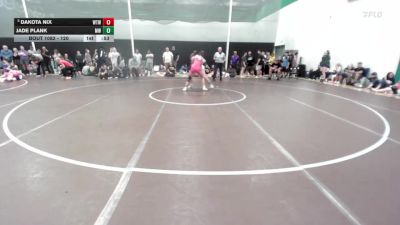 120 lbs Cons. Round 1 - Dakota Nix, Waynesville Tiger Wrestling vs Jade Plank, Maize WC
