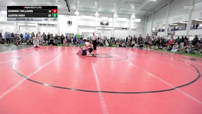 O-155 lbs Round Of 32 - Dominic Williams, PA vs Austin High, WV
