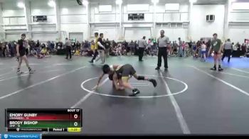 96 lbs Round 5 (8 Team) - Emory Gunby, Crusaders vs Brody Bishop, OMP