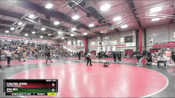 120 lbs Champ. Round 2 - Eva Bea, Poway vs Cailynn Ayers, Canyon Springs