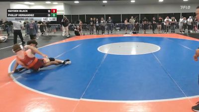 113 lbs Round Of 128 - Hayden Black, VA vs Phillip Hernandez, CA